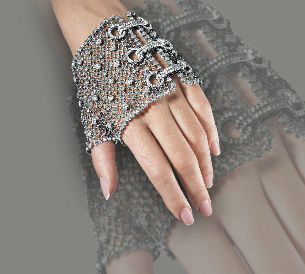 Diamond Mesh Glove