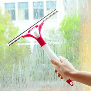 WINDOWS GLASS CLEANER WIPER WITH SPRAY ( PAIR OF 2)
