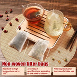 100 Pcs Disposable Tea Bags with String