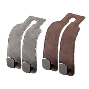 Car Seat Back Leather Double Hook