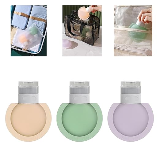 TRAVEL BOTTLES FOR TOILETRIES