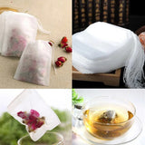 100 Pcs Disposable Tea Bags with String