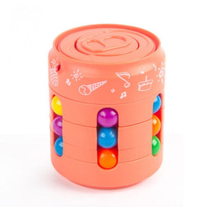 3D Rotating Magic Colorful Bean Cube