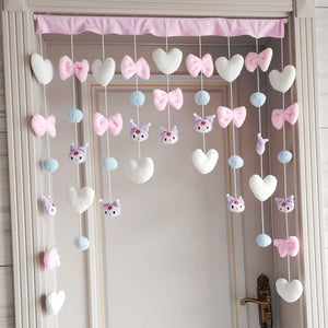 Cute Sweet Bow Shaped Curtain for Living Room