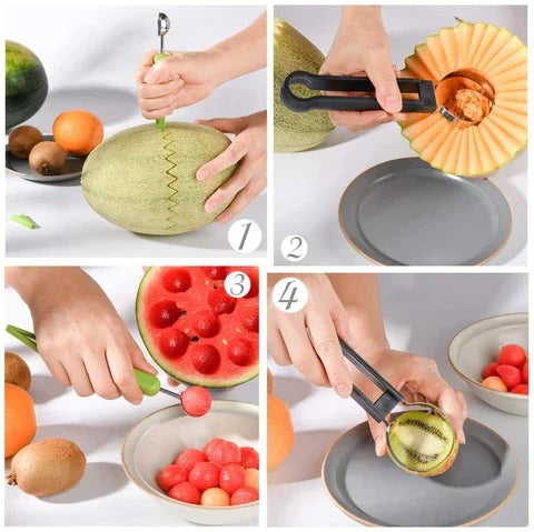 3-in-1 Multi-Function Fruit Scoop Ball Set