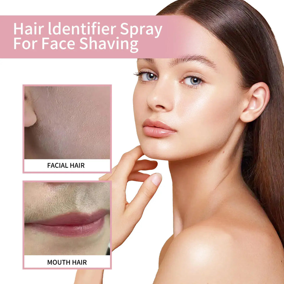 face hair identify Spray