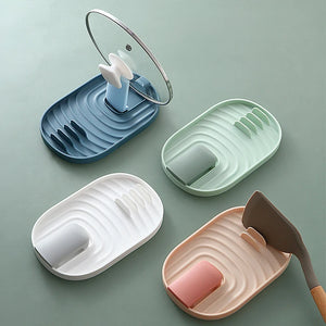 Plastic Spoon Holder and Heat Resistant Storage Shelves