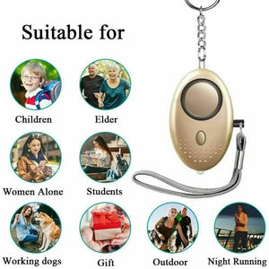 Keyring with LED Lighting personal security Alarm