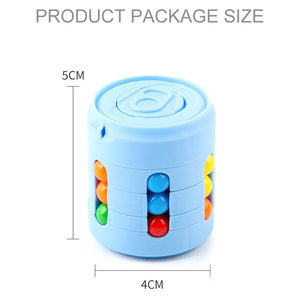 3D Rotating Magic Colorful Bean Cube