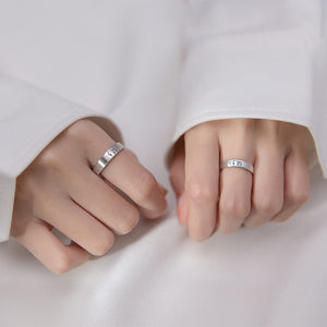 1Pair Kitten Couple Rings