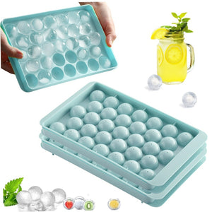 33 Grids Large Round Sphere Ice Mould Cube Tray ( PACK OF 2 )
