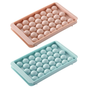 33 Grids Large Round Sphere Ice Mould Cube Tray ( PACK OF 2 )