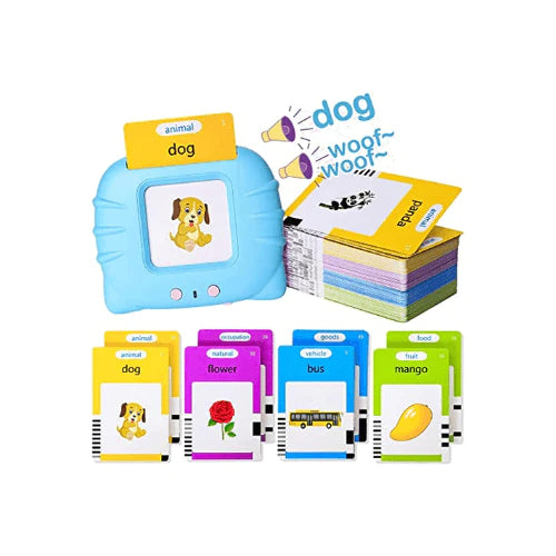 KIDS FLASH TALKING CARDS 200+ EDUCATIONAL WORDS